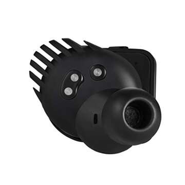 MASTER & DYNAMIC MW07 GO True Wireless Earphones - Water Resistant Earbuds - Sport & Travel Bluetooth, Lightweight in-Ear Headphones - Jet Black