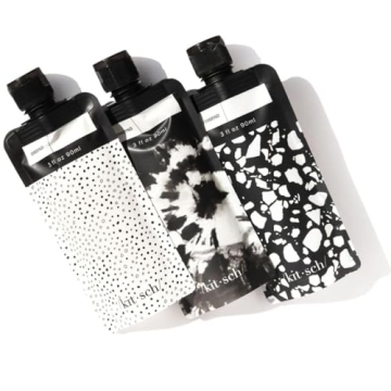 Kitsch TSA Approved Travel Bottles, Leak Proof 3oz Containers
