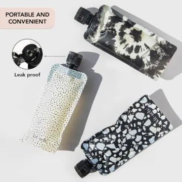 Kitsch TSA Approved Travel Bottles, Leak Proof 3oz Containers