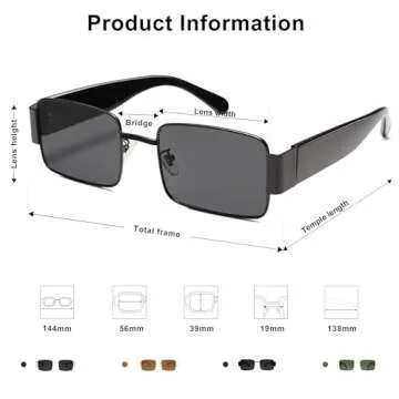 Trendy SOJOS Retro Sunglasses for Men & Women