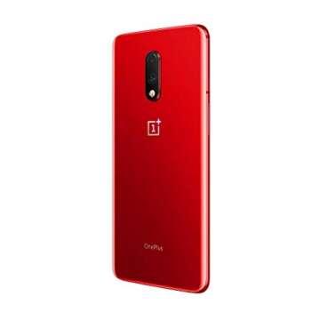 OnePlus 7 GM1900 256GB, 6.41 inches, Dual SIM, 8GB, Dual Main Camera 48MP+5MP, GSM Unlocked International Model, No Warranty (Red)