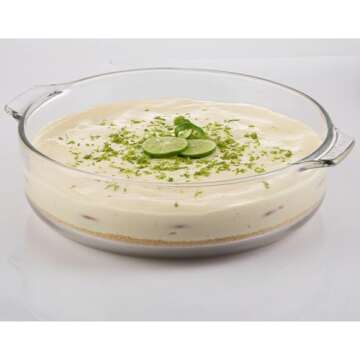 Libbey Baker’s Basics Glass Casserole Dish, Stackable, Clear Versatile 3 Qt Casserole Dish, Round Baking Dish with Cover for Food Prep and Baking