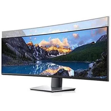 Dell Marketing USA LP Ultra Sharp 49" Screen Led-Lit Monitor Black (U4919DW)