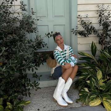 HISEA Rollda Cowboy Boots for Women - Stylish & Comfortable