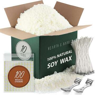 Soy Candle Making Kit - Natural Wax & Wicks Included