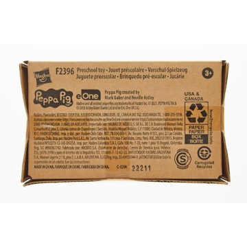 Peppa Pig School Classroom Toy Figures 8-Pack, Peppa Pig, George Pig, Peggi Panda, Candy Cat and More, Back to School Gifts for Kids, Ages 3+ (Amazon Exclusive)