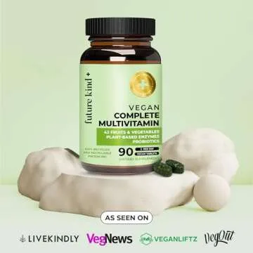 Future Kind Vegan Multivitamins for Energy and Wellness