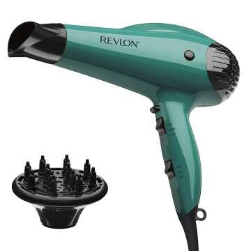 Revlon 1875W Volume Booster Hair Dryer - Green