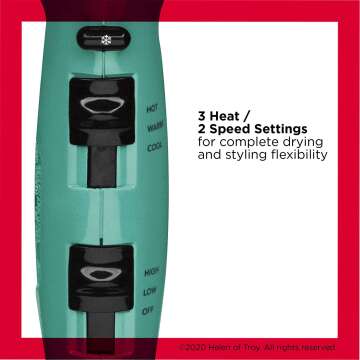 Revlon 1875W Volume Booster Hair Dryer - Green