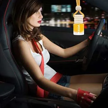 ikeda fragrance Car Air Freshener 4ml Car Scents | 45-Days Keep Fragrance | Automobile Hanging Diffu...