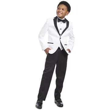 Calvin Klein Boys' Tuxedo Blazer Jacket for Formal Events