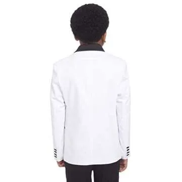 Calvin Klein Boys' Tuxedo Blazer Jacket for Formal Events