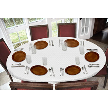 Deluxe Elastic Edged Vinyl Table Cover - Quilted