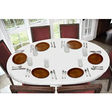 Deluxe Elastic Edged Vinyl Table Cover - Quilted