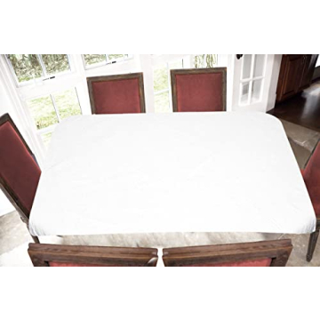 Deluxe Elastic Edged Vinyl Table Cover - Quilted