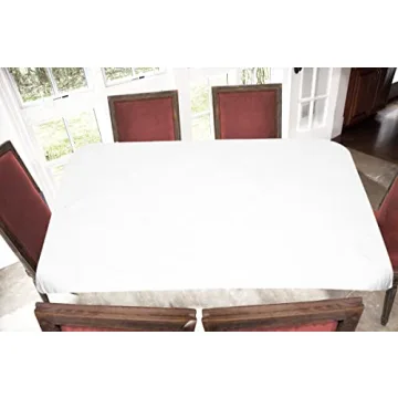 Deluxe Elastic Edged Vinyl Table Cover - Quilted