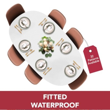 Deluxe Elastic Edged Vinyl Table Cover - Quilted