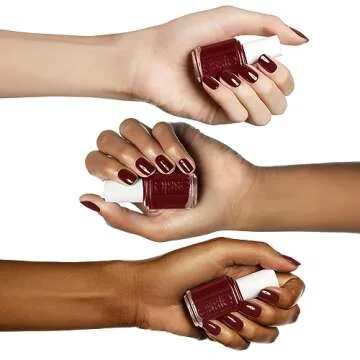 Essie Berry Naughty Nail Polish - Vegan Salon Quality 8-Free