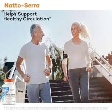Doctors Best Natto-Serra, Supports Circulatory & Immune Health, Non-GMO, Vegan 90 Veggie Caps