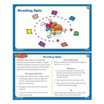 Scooter Board Activities Fun Deck for Kids | Educational Fun