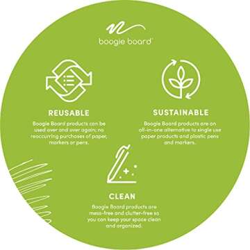 Boogie Board VersaNotes Starter Pack, Reusable 3-Pack 4x4 Dry-Erase and Sticky Note Alternative for Home and Office, Includes 3 VersaNotes, Magnetic Mounting Plates, Instant Erase, and VersaPen Stylus