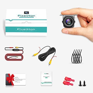 PixelMan PMD2A HD Metal Backup Camera Super Night Vision