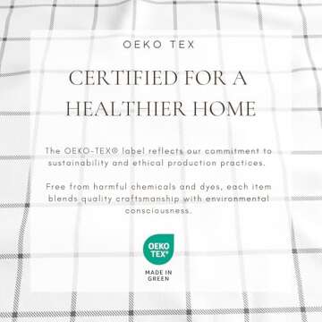 Flannel Sheet Set Queen Size - 100% Turkish Cotton, Double-Brushed, Printed Bed Sheets - Ultra-Soft, Cozy, 4-Piece Bedding Set (Windowpane - White/Grey)