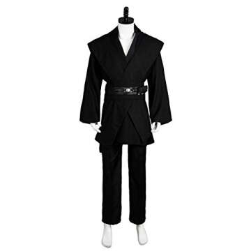 Laku Tunic Costume Men's Tunic Hooded Robe Full Set Halloween Cosplay Costume Cloak Set