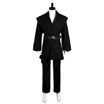 Laku Tunic Costume Men's Tunic Hooded Robe Full Set Halloween Cosplay Costume Cloak Set