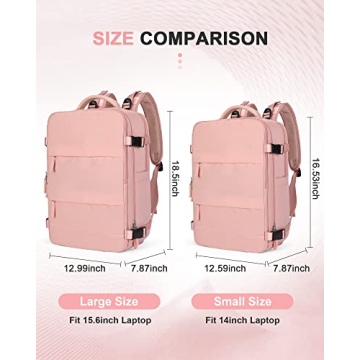 UPPACK Travel Backpack waterproof with USB port and shoe compartment