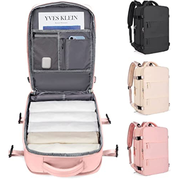 UPPACK Travel Backpack waterproof with USB port and shoe compartment