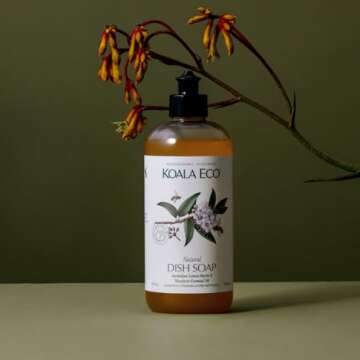 Koala Eco Natural Dish Soap - Eco-Friendly Lemon Myrtle & Mandarin - 16oz