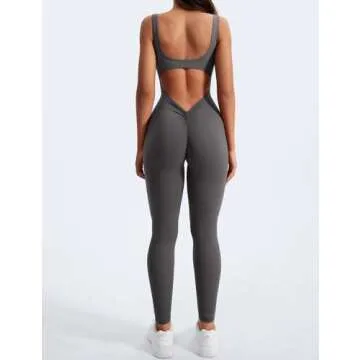 YEOREO Stylish Sleeveless Backless Jumpsuits for Women - Lizvette Gym Bodycon