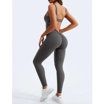 YEOREO Backless Gym Jumpsuit for Women - Stylish & Supportive