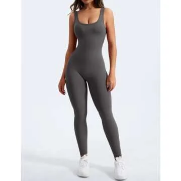 YEOREO Backless Gym Jumpsuit for Women - Stylish & Supportive