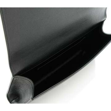 YSL Belle de Jour Women's Clutch - Black Leather Large