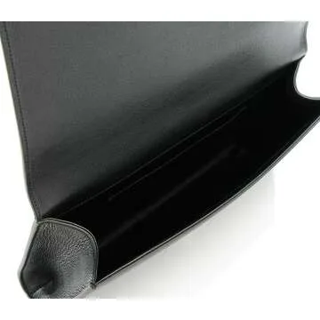 YSL Belle de Jour Women's Clutch - Black Leather Large