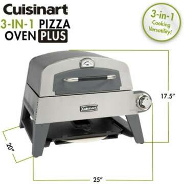 Cuisinart CGG-403: 3-in-1 Pizza Oven & Grill