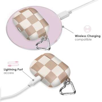 Stylish Velvet Caviar AirPods 3 Case with Keychain