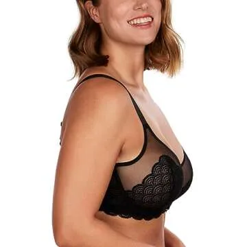 HSIA Minimizer Bra for Women - Plus Size Lace Bra Womans Full Coverage Bras Unlined Underwire Bra fo...