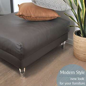 Acrylic Furniture Legs Set of 4 for Modern Home Decor