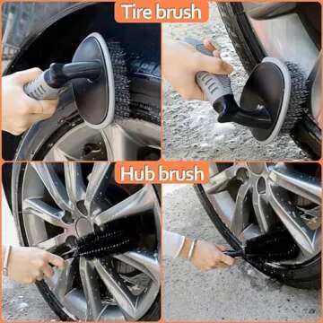 THINKWORK Car Cleaning Kit, Car Washing Kits for Vehicles, Car Detailing Kit Suitable for Small and Medium Vehicles Such As Cars, Trucks, Suvs(17pcs)