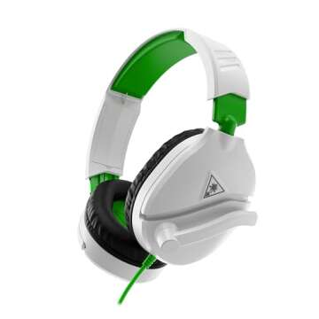 Turtle Beach Recon 70 Xbox Gaming Headset for Xbox Series X|S, Xbox One, PS5, PS4, PlayStation, Nintendo Switch, Mobile, & PC with 3.5mm - Flip-to-Mute Mic, 40mm Speakers - White