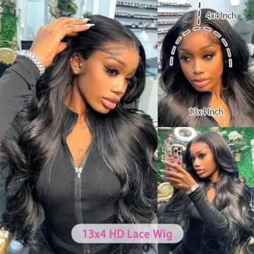 Drosuud 13x4 Body Wave Lace Front Wigs Human Hair