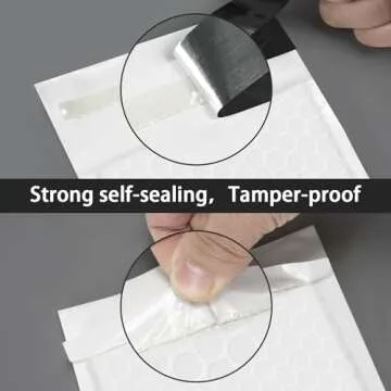 Skardeco 4x8 Bubble Mailers 40 Pack for Small Businesses