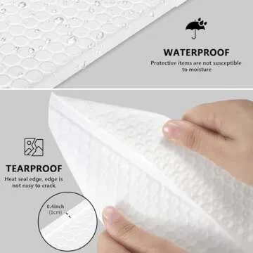 Skardeco 4x8 Bubble Mailers 40 Pack for Small Businesses