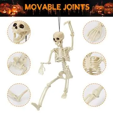 Posable Halloween Skeleton Decorations for All Ages