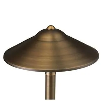 VOLT Max Spread Brass Path Light for Outdoor Illumination