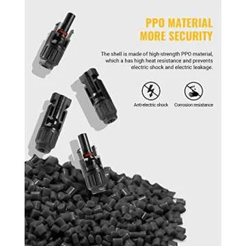 BougeRV 12 PCS Solar Connectors for Durable Solar Systems