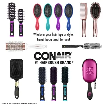 Conair Knot Dr. Hair Brush Ultimate Detangling Solution